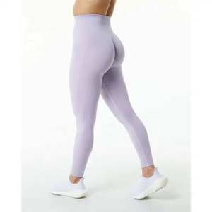 Leggings Deportivos Transpirables para Mujer, Personalizados, de Spandex y Nailon, Cintura Alta, para Gimnasio y Yoga, Color Sólido, 2026 - Product Image 2