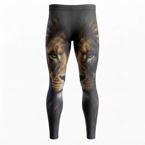 Leggings pour hommes de qualité supérieure, fabriqués avec un tissu extensible respirant offrant un confort, une flexibilité et des performances supérieurs pour tous les jours - Product Image 2