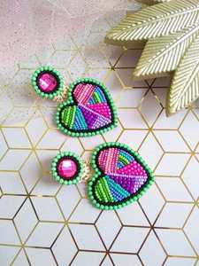 Nuevos Pendientes Largos Boho Vintage 2025, Joyería de Moda, con Cuentas Bordadas, Multicolores, Tamaño Personalizado, Unisex, para Fiestas, Estilo Indio - Product Image 1