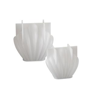 Nuevo Molde de Silicona para Velas con Forma de Concha Irregular, Molde de Yeso para Velas con Forma de Concha de Vieira - Product Image 5