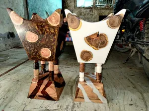 Gloss Crafts Handmade Sandalwood Wood Resin Incense Burner Moroccan Style Aromatherapy <b>Diffuser</b> Eco-Friendly Indian Incense - Product Image 3