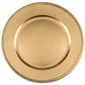 Assiette décorative ronde en métal avec motif végétal gravé, style glamour fait main, vaisselle pour les fêtes - Product Image 6