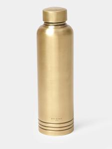 Botella de Agua de Cobre Puro con Diseño Floral Grabado con Láser, Líneas Finas Grabadas, Superficie Metálica, a Prueba de Fugas, Botella Ayurvédica para la Salud - Product Image 4