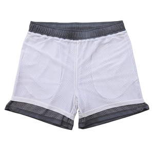 Trendy New Mesh Custom Embroidered Sublimation Comfort Elastic Waistband 100% Polyester Oxford Fabric Solid Double <b>Layer</b> - Product Image 4