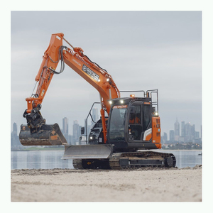 Excavator for sale fuel efficient construction machine for roadwork foundation and utility installation - Product Image 1