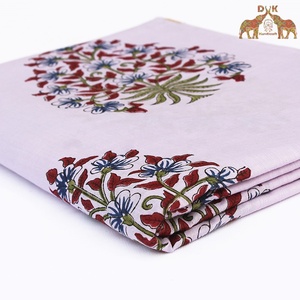 Gran oferta algodón Dabu Floral mano bloque impreso personalizado tradicional tela impresa para mujeres y niños - Product Image 5