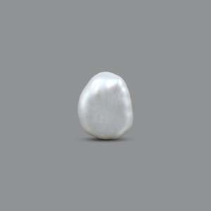 Loose Natural Baroque Keshi Pearl 4.9 Carat AA Grade White Pink Freshwater Gemstone for Fine Jewelry - Product Image 2
