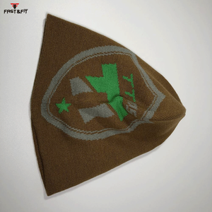 Best Quality Professional Made Winter <b>Beanie</b> Hats Digital Breathable Waterproof 100% Cotton <b>Fleece</b> Fabric Custom 3D Embroidery - Product Image 3