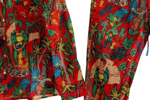 Conjunto de Pijama Coordinado con Estampado Animal para Mujer de Naaz Textile, Ropa de Dormir Informal de Verano, Suave y Transpirable, 100% Algodón, Camisones hasta la Rodilla - Product Image 4