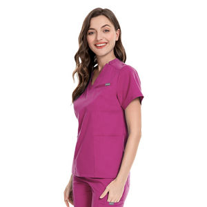 Uniformes Médicos de Manga Corta al por Mayor, Uniformes de Trabajo para Hospital, Unisex, con Colores y Logotipo Personalizables, Servicio OEM - Product Image 3