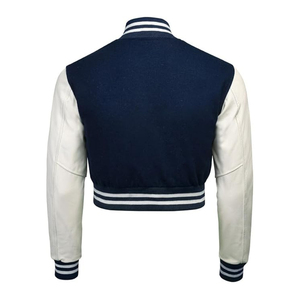 Custom Embroidered Varsity Jacket Women Streetwear Letterman Coat Manufacturer USA - Product Image 2