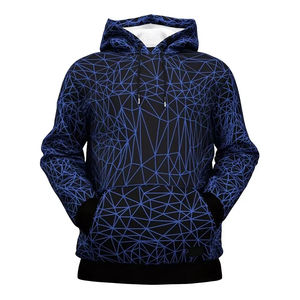 Men's High Custom Sublimation Winter Solid <b>Hoodie</b> with Digital Printing 100% Polyester <b>Oversized</b> Fit - Product Image 1