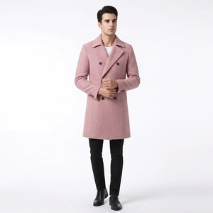Customized Woolen Classic <b>Long</b> Sleeve <b>Coat</b> Double-Breasted Oversized Casual <b>Coat</b> for <b>Men</b> Double Breasted <b>Coats</b> - Product Image 3