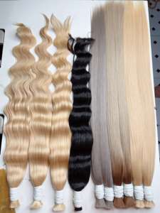 CDYHAIRVN Vente en gros directe d'usine, cheveux humains vierges vietnamiens doublement tirés, non-Remy, donneur unique, lisses naturels, 8-40 pouces - Product Image 4