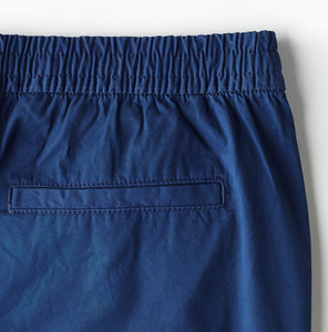 Shorts Bermuda en Coton Grande Taille pour Homme, Couleur Unie, Taille à Cordon, Style Décontracté avec Poches, Tissu Tissé Taille Mi-Haute - Product Image 2