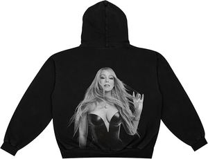 Sudadera con Capucha Ajustada con Pedrería para Hombre, Mezcla de Algodón y Poliéster, Sudadera con Capucha con Diseño de Cristales que Seguen el Contorno - Product Image 5