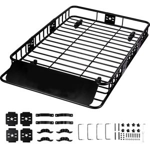 Portapacchi Universale in Acciaio Resistente 64"x39"x6" per Bagagli Auto, Capacità 200 LBS - Product Image 1