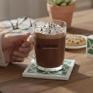 Posavasos Decorativo de Primera Calidad con Incrustaciones de Hueso, Accesorio para Mesa de Té o Café, Tradebyd - Product Image 6