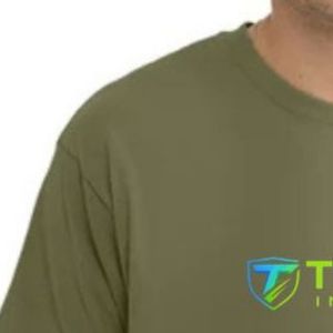 T-shirt tubulaire polyvalent pour homme, col rond, coton doux, manches courtes, vêtements de style de vie en plein air - Product Image 5