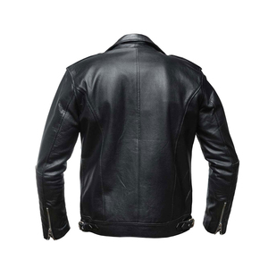 New Arrival Winter Cheap Price Men Leather <b>Jacket</b> High Quality Custom Design Front Men's Fashionable Leather <b>Jackets</b> Hot Sale - Product Image 5