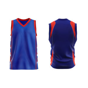 Camiseta de Baloncesto Reversible de Alta Calidad, Bordado Personalizado, Impresión, Tela Transpirable de Secado Rápido, Colores y Tallas Personalizadas, Unisex - Product Image 3