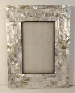 Mother of Pearl & Photo <b>Frame</b> Tiles Pattern Natural Craft Family <b>Frame</b> Wedding Gifts Couple <b>Picture</b> <b>Frame</b> Home & Office Decor - Product Image 4