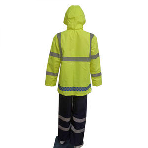 Fabricants de vêtements de pluie, vêtements de pluie haute visibilité, veste de pluie pour moto, veste imperméable durable en Oxford, combinaison de pluie pour moto - Product Image 3
