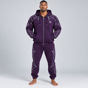 Wholesale men spider <b>hoodie</b> with durable fabric <b>trendy</b> design relaxed fit stylish details and comfortable quality for everyday - Product Image 1