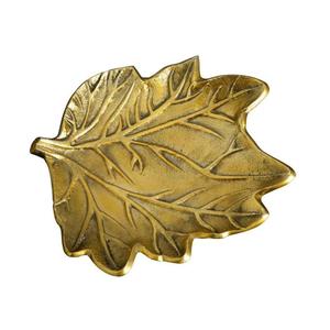 <b>Antique</b> Leaf Shaped Decorative Trays With Handle Event Supplies Dining Tableware Setting Serving Tray Food Contact <b>Safe</b> - Product Image 2