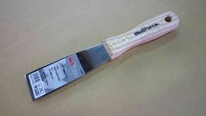 Couteaux à mastic en acier inoxydable de qualité industrielle et bricolage avec manche en bois - Product Image 2