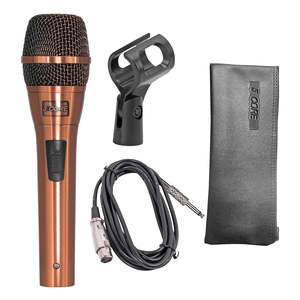 Microfono vocale dinamico professionale per il canto Karaoke al neodimio cardioide unidirezionale microfono palmare acciaio griglia in metallo - Product Image 1