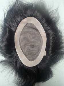 Taz <b>hair</b> Mono & PU Base 100% Density Short Toupee human <b>hair</b> toupee indian <b>hair</b> wig for <b>men</b> made in bd taz <b>hair</b> bd - Product Image 3