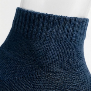Athletic Crew <b>Socks</b> Solid Navy Blue Breathable Knitted for <b>Running</b> Adults Summer Sport Wear - Product Image 4