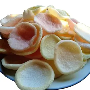虾泡芙蛋糕片用于小吃虾饼干特殊海鲜小吃虾片来自越南Akina