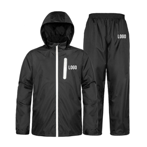 Traje Impermeable para Hombre, Ligero, con Capucha, Transpirable, Cortavientos, para Pesca, Senderismo y Ciclismo - Product Image 1