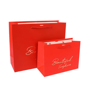 Bolsas de Compra de Papel Kraft Personalizadas de Moda para Pequeños Negocios, Empaque de Lujo Estético al por Mayor para Eventos, Tiendas y Fiestas - Product Image 1