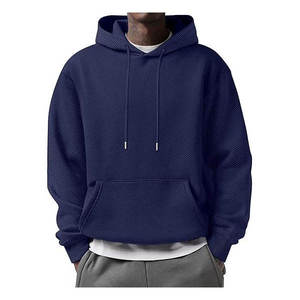 Customizable Polyester Cotton Winter French Terry <b>Tech</b> Sporty Blank Soft Light Weight Unisex Pullover Hoodie - Product Image 1