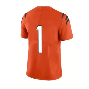 Custom Heat-Transfer Printed Breathable Quick Dry Anti-Bacterial American Football Jersey Short 160GSM OEM ODM Team Training - Product Image 3
