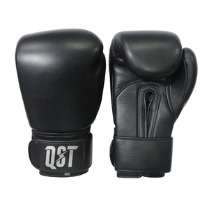Gants d'entraînement de boxe professionnels en cuir PU respirant, anti-humidité, personnalisables avec fermeture auto-agrippante pour le sparring et le sac de frappe - Product Image 6