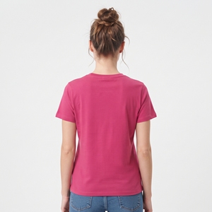 T-shirt imprimé floral pour femme, manches courtes, col rond, coupe classique, jersey coloré, vêtements décontractés d'été, respirant, vêtements tendance - Product Image 2