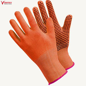 Gants de travail en coton blanc sur mesure, prix abordable, haute qualité, prix d'usine, avec grip en caoutchouc, vente en gros - Product Image 6
