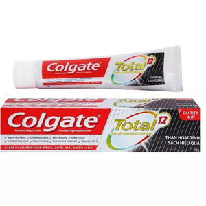 Pasta de Dientes Colgate Total Salud Bucal Completa Carbón Vegetal Limpieza Profunda 190g - Product Image 2