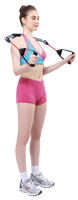 ALLWINWIN GYS06 Gym Stick - Tube de résistance en mousse, barre de Pilates, entraînement de yoga