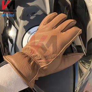 Guantes de equitación de cuero antideslizantes para hombre y mujer, transpirables, resistentes al desgaste, protección ecuestre de alta calidad - Product Image 3
