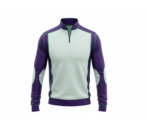 Long Sleeve Quarter Zip <b>Jacket</b> – Athletic Fitness Outerwear for <b>Men</b> Women Youth Sportswear Quick Dry Team <b>Pullover</b> - Product Image 4