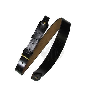 Ceinture élégante et décontractée en cuir de vachette Sam Browne avec boucle en acier au design durable et respectueux de l'environnement et finition lisse pour les événements spéciaux - Product Image 3