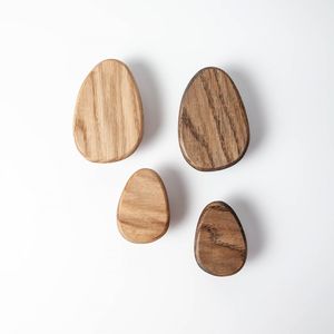 Premium Wooden <b>Wall</b> <b>Hooks</b> Modern Teardrop Shape Coat <b>Hook</b> for Bedroom Bathroom Hallway and Office Storage Solutions - Product Image 1