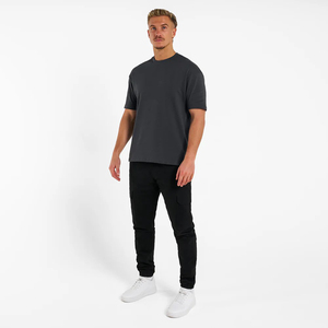 Camiseta de Hombre de Marca Sorpresa al por Mayor, 250 g/m², Diseño Personalizado, Peso Pesado, Oversize, 100% Algodón, Cuello Redondo, Antipilling, Estilo Casual Elegante - Product Image 1