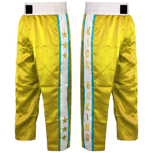 Pantalon de kickboxing personnalisé de haute qualité avec logo, pour arts martiaux, karaté, MMA, en gros, à vendre - Product Image 3