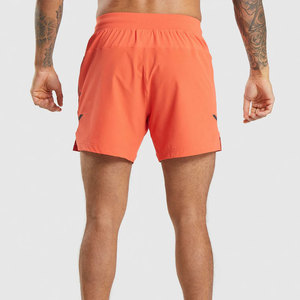Shorts de sport décontractés pour hommes, pour la course à pied et l'entraînement, avec motif uni, en spandex respirant, écologiques, à séchage rapide, athlétiques - Product Image 6